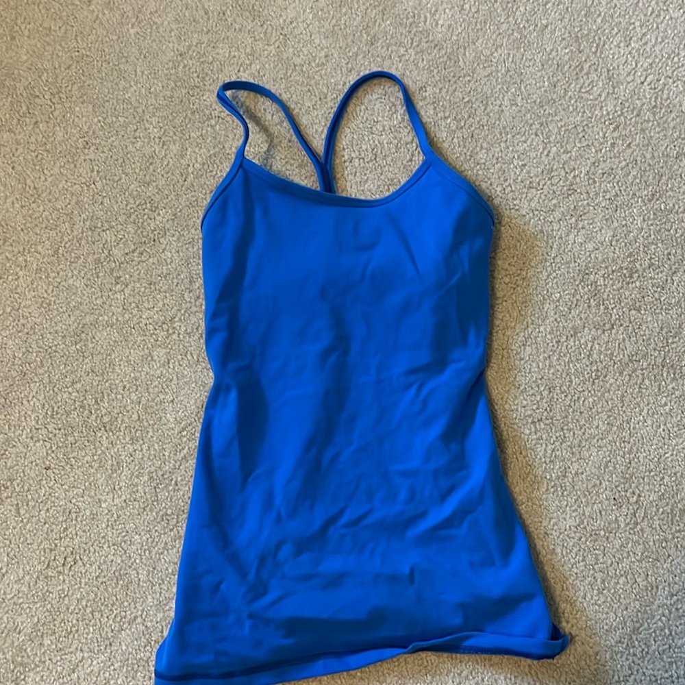 LULULEMON blue tank top